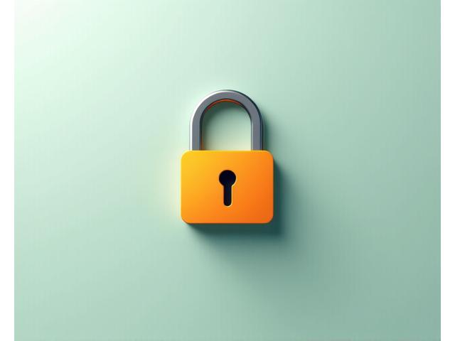 Un candado digital que simboliza la seguridad de los datos